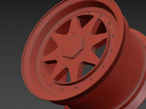 Zender Star wheels 3D Model