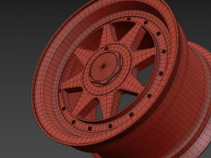 Zender Star wheels 3D Model