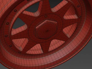 Zender Star wheels 3D Model