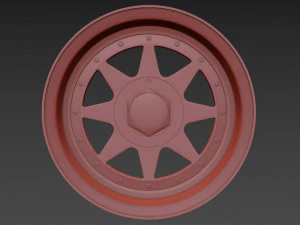 Zender Star wheels 3D Model
