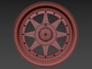 Zender Star wheels 3D Model