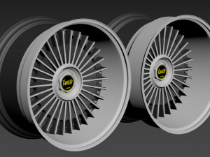 Work Emitz Wheels version 2 wheel 3D Model