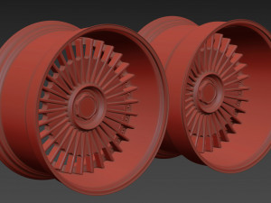 Work Emitz Wheels version 2 wheel 3D Model