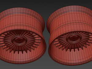 Work Emitz Wheels version 2 wheel 3D Model