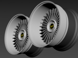 Work Emitz Wheels version 2 wheel 3D Model