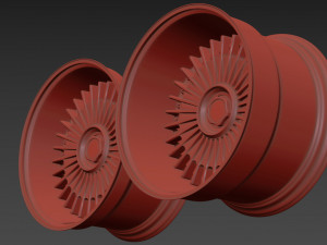 Work Emitz Wheels version 2 wheel 3D Model
