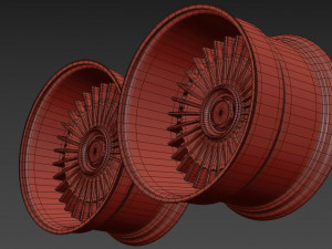 Work Emitz Wheels version 2 wheel 3D Model