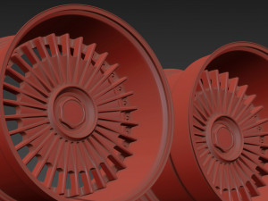 Work Emitz Wheels version 2 wheel 3D Model