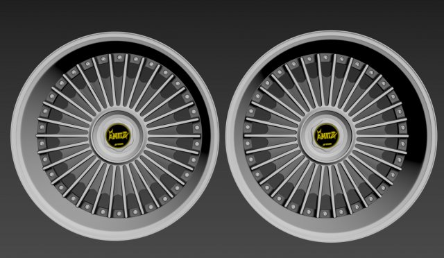 Work Emitz Wheels version 2 wheel 3D Model in Parts of auto 3DExport