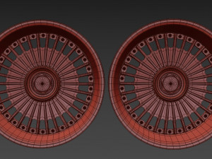 Work Emitz Wheels version 2 wheel 3D Model