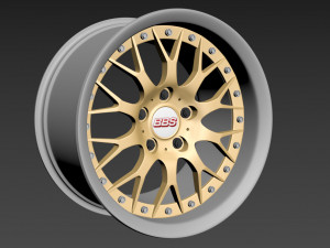 BBS 42 STYLE wheels 3Dモデル