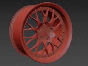 BBS 42 STYLE wheels 3Dモデル