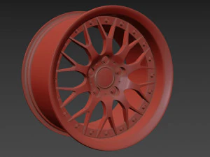 BBS 42 STYLE wheels 3D Model