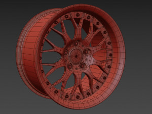 BBS 42 STYLE wheels 3Dモデル