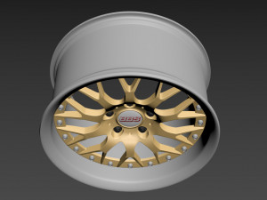 BBS 42 STYLE wheels 3Dモデル