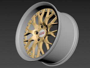 BBS 42 STYLE wheels 3Dモデル
