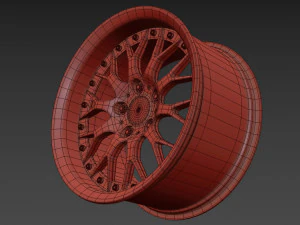 BBS 42 STYLE wheels 3D Model