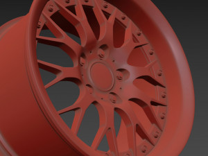 BBS 42 STYLE wheels 3Dモデル