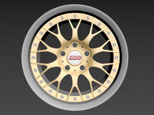 BBS 42 STYLE wheels 3Dモデル