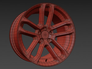 LUMMA CLR RACING wheels 3D Model