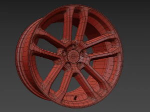 LUMMA CLR RACING wheels 3D Model