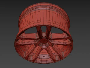 LUMMA CLR RACING wheels 3D Model
