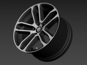 LUMMA CLR RACING wheels 3D Model