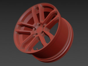LUMMA CLR RACING wheels 3D Model