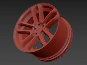 LUMMA CLR RACING wheels 3D Model