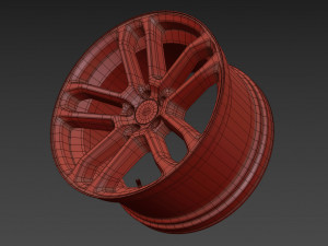 LUMMA CLR RACING wheels 3D Model