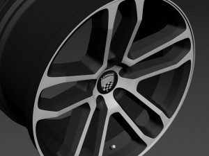 LUMMA CLR RACING wheels 3D Model