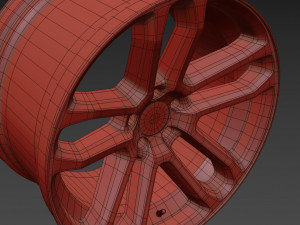LUMMA CLR RACING wheels 3D Model