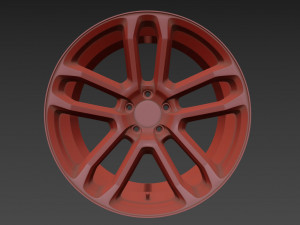 LUMMA CLR RACING wheels 3D Model