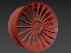 ALPINA B7 wheels 3D Model