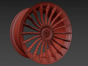 ALPINA B7 wheels 3D Model