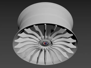 ALPINA B7 wheels 3D Model