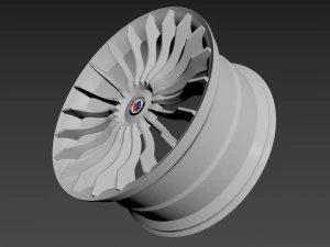 ALPINA B7 wheels 3D Model