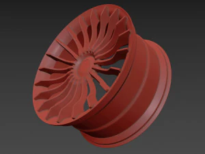 ALPINA B7 wheels 3D Model