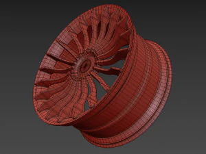 ALPINA B7 wheels 3D Model