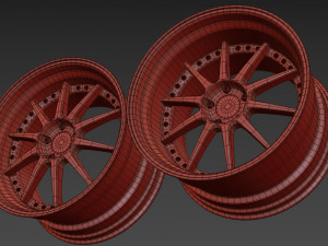 BLITZ TEHNOSPEED Z1 custom wheel Modello 3D