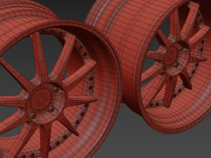 BLITZ TEHNOSPEED Z1 custom wheel Modello 3D