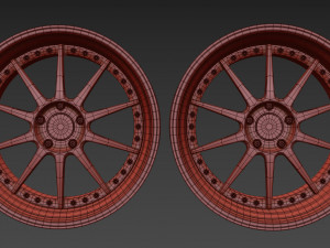BLITZ TEHNOSPEED Z1 custom wheel Modello 3D