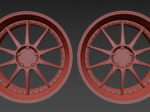 BLITZ TEHNOSPEED Z1 custom wheel Modello 3D