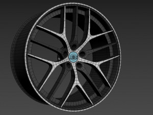 BBS CC-R wheel 3D Model