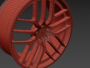 BBS CC-R wheel 3D Model