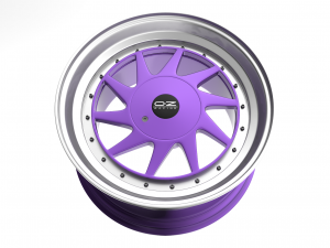 OZ Turbo custom wheel 3D Model
