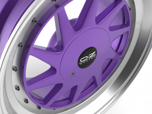 OZ Turbo custom wheel 3D Model