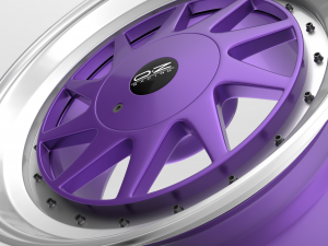 OZ Turbo custom wheel 3D Model