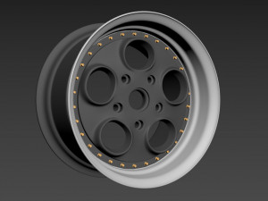 Autostrada monza custom wheel 3D Model