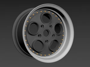 Autostrada monza custom wheel 3D Model